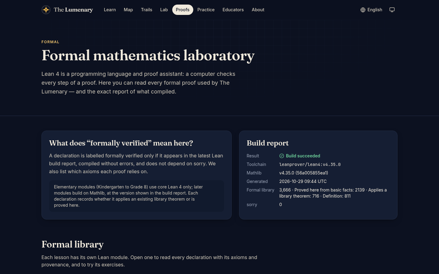 formal lab